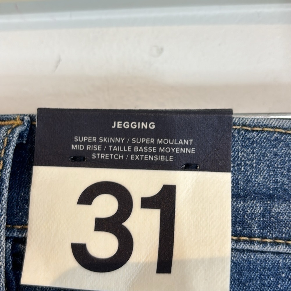 NWT GAP mid-rise jegging jeans size 31 - Picture 7 of 11